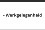 - Werkgelegenheid