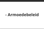 - Armoedebeleid
